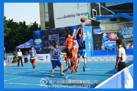 寶礦力水特城市英雄爭霸賽安速橡膠籃球場(chǎng)